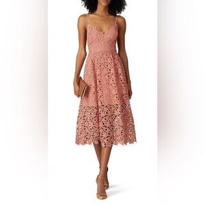 ASTR Lace A-line midi dress, size XS